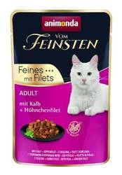 ANIMONDA Vom Feinsten Adult Kalb- und Hühnerfilet Sachet 85g