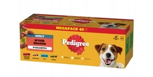 PEDIGREE Adult Beutel 40x100 g - Gemischte Geschmacksrichtungen in Gelee - komplettes Nassfutter in Gelee für ausgewachsene Hunde