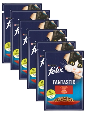 Felix Fantastic Rindfleisch-Gelee 26x85g