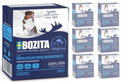 BOZITA Dog Reindeer in Gelee 6x370g