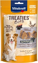 Vitakraft Treaties Bits Superfood Holunder 100g Hundeleckerlis
