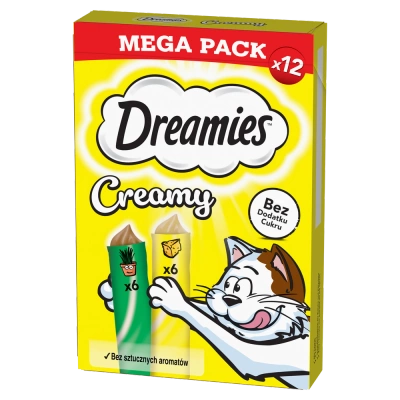 DREAMIES Creamy mit Käse und Katzenminze 12x10g