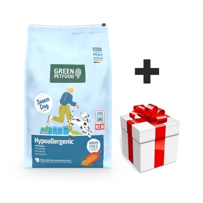 GREEN PETFOOD InsectDog Hypoallergen 10kg + Überraschung für den Hund