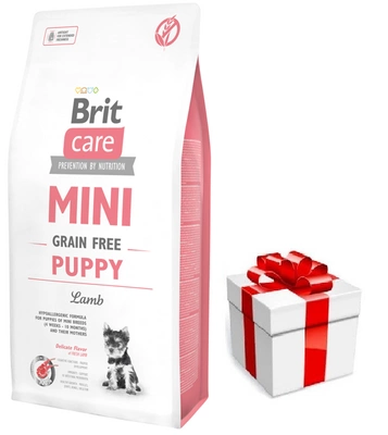 Brit Care Mini Grain Free Puppy mit Lamm 7kg + Überraschung für den Hund