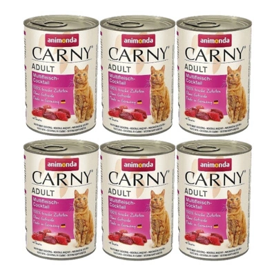 Animonda Cat Carny Adult Multi Meat Cocktail 6x400g