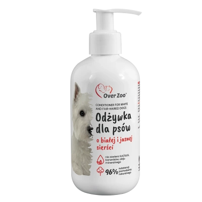 OVER ZOO Dog Conditioner für weißes und helles Fell 240ml