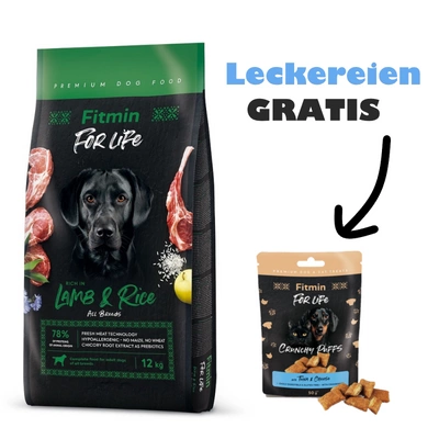 FITMIN dog For Life Lamm & Reis 12 kg