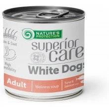NATURES PROTECTION Superior Care White Dogs Adult Lachs 140ml