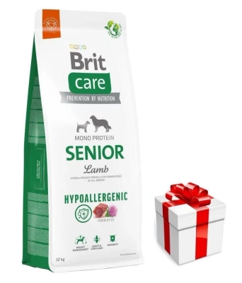 BRIT CARE Hypoallergenes Senior Lamm 12kg + eine Überraschung für Ihren Hund