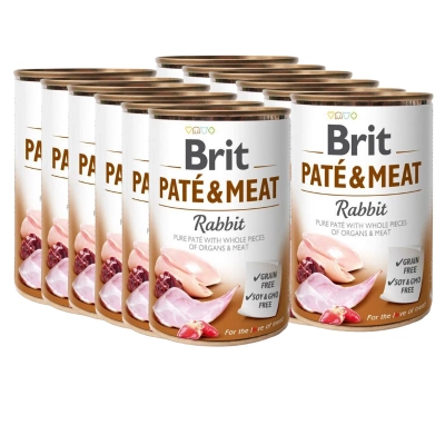 Brit Pate & Meat mit Kaninchen 12x400g