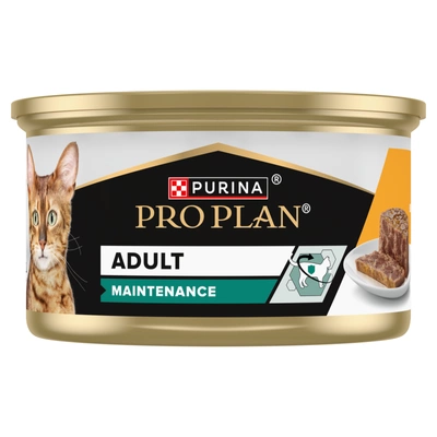 PRO PLAN Adult Feuchtes Hühnerpasteten-Nassfutter für Katzen, 85 g