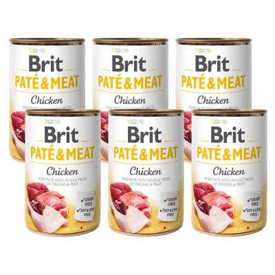 Brit Pate & Meat mit Huhn 6X400g