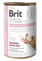 Brit Grain Free Veterinary Diet Dog Hypoallergenic Salmon & Peas 400g