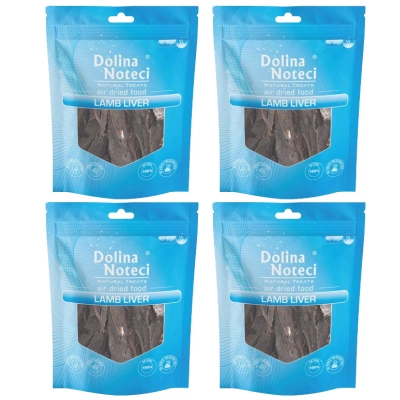 DOLINA NOTECI Natural Treats Lamm Leber Lammleber Hundeleckerli 4x150g