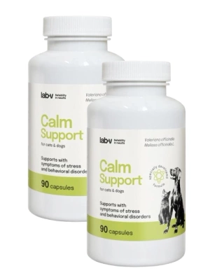 LAB-V Calm Support - Unterstützung bei Symptomen von Stress und Verhaltensstörungen 2x90 Kapseln