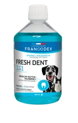 Zolux Francodex Fresh Dent Mundhygieneflüssigkeit für Hunde und Katzen 500ml