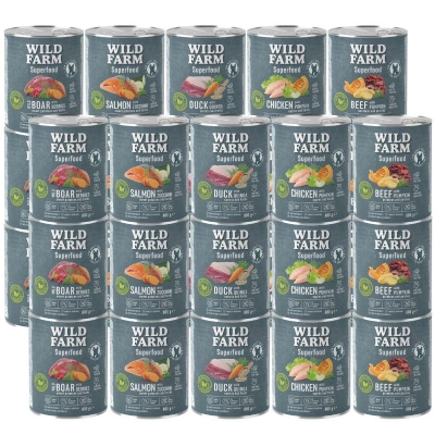 WILD FARM Superfood Geschmacksmischung 30x800g