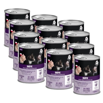 PetRepublic Brocken in Soße mit Truthahn 12x400g für Katzen