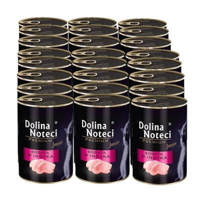 Dolina Noteci Premium Junior Für Katzen - reich an Pute 24x400g
