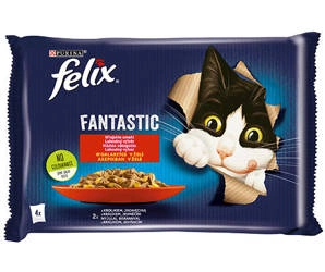 FELIX Countryside Flavours in Gelee mit Kaninchen und Lammfleisch 4x85g