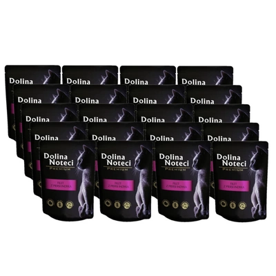 Dolina Noteci Premium Für Katze Putenbrustfilet mit Soße 20x85g