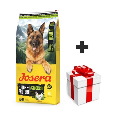 JOSERA High Protein Adult Chicken 12,5kg + Überraschung für den Hund