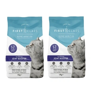 First Class Joint Booster 2x1,5 kg – Trockenfutter für Katzen, Monoprotein, Hühnergeschmack