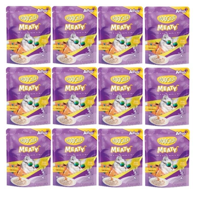 MOOCHIE Thunfisch & Jakobsmuscheln in Gelee 12x70 g