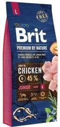 Brit Premium By Nature Junior L mit Huhn 15kg