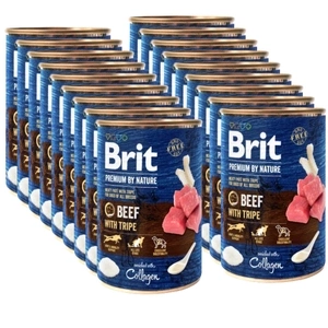 Brit Premium By Nature Rindfleisch mit Kutteln 18x400g