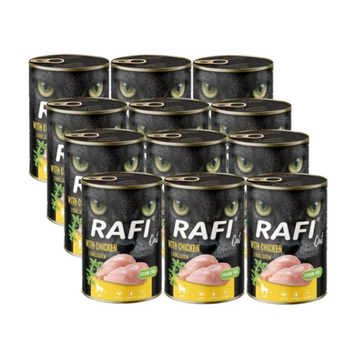 RAFI Cat Adult mit Huhn 12x400g
