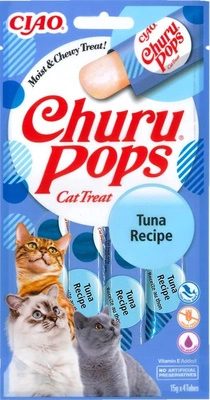 INABA Churu Pops für Katzen mit Thunfischgeschmack 4x15g