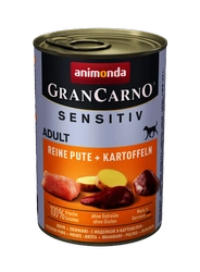 Animonda GranCarno Sensitiv Adult Dog Turkey & Potatoes 400g -