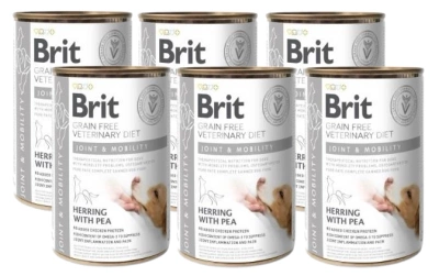 Brit Green Free Veterinary Diet Dog Joint & Mobility Hering mit Erbsen 6x400g