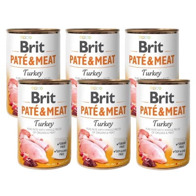 Brit Pate & Meat mit Pute 6x400g