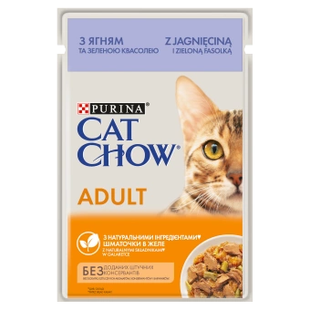 Purina Cat Chow Adult Lamm und grüne Bohnen 85g