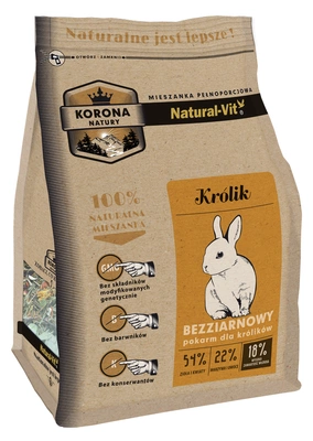 KORONA NATURY Natural-Vit Kaninchenfutter 1,6kg