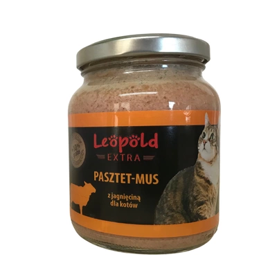 Leopold Pate Mousse mit Lammfleisch für Katzen 300g +10% Gratis (Dose)