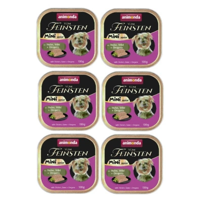 ANIMONDA Vom Feinsten Mini Senior Huhn/Wild/Oregano 6x100g