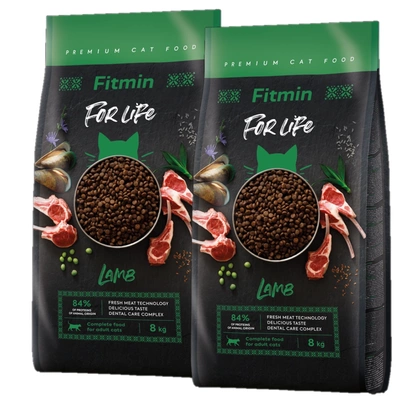 FITMIN Cat For Life Adult Lamm 2x8kg