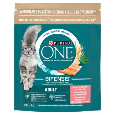 Purina One Cat Adult Lachsfutter 800g