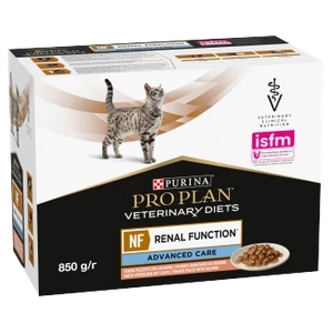 PURINA Pro Plan Tiernahrung NF Nierenfunktion Katze Lachs 10x85g