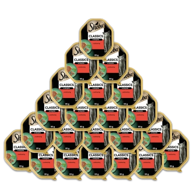 Sheba Classics mit Rindfleisch 22x85g