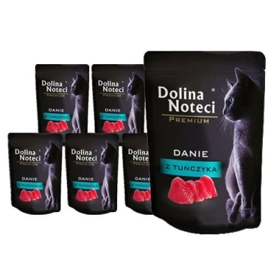 Dolina Noteci Premium Thunfischgerichte für Katzen 10x85g