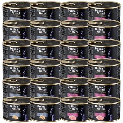 DOLINA NOTECI Premium Sterilised für Katzen GESCHMACKS-MIX 24x185g