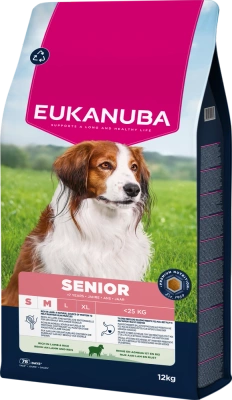 EUKANUBA Mature&Senior Kleine und mittlere Rassen Lamm & Reis 12 kg
