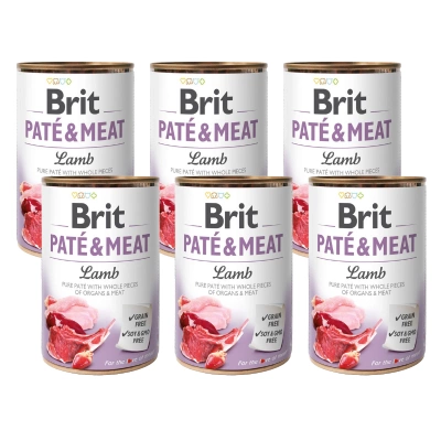 Brit Pate & Meat Lamb 6x400g