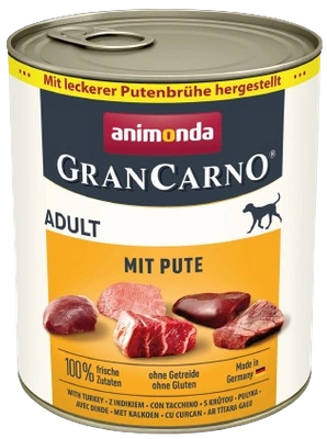ANIMONDA GranCarno Adult Dog Geschmack: Schwein + Pute 800g