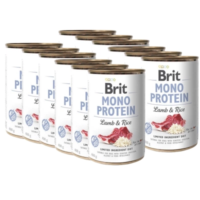 Brit Mono Protein with Lamb & Rice 12x400g
