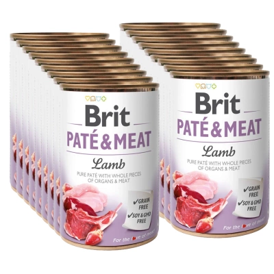 Brit Pate & Meat Lamb 18x400g